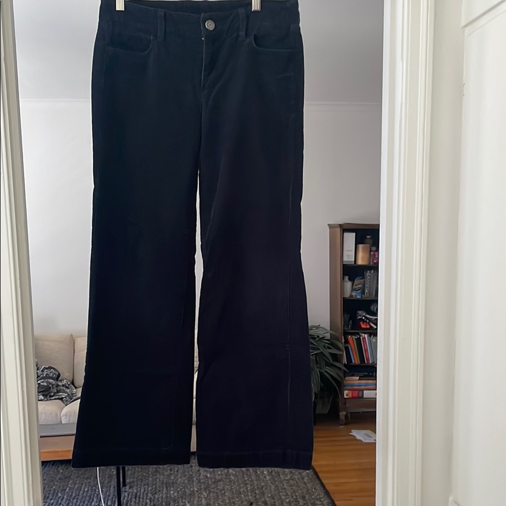 J. Crew Navy Corduroy Wide Leg Pants
